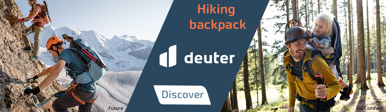 Discover the Deuter hiking backpacks!